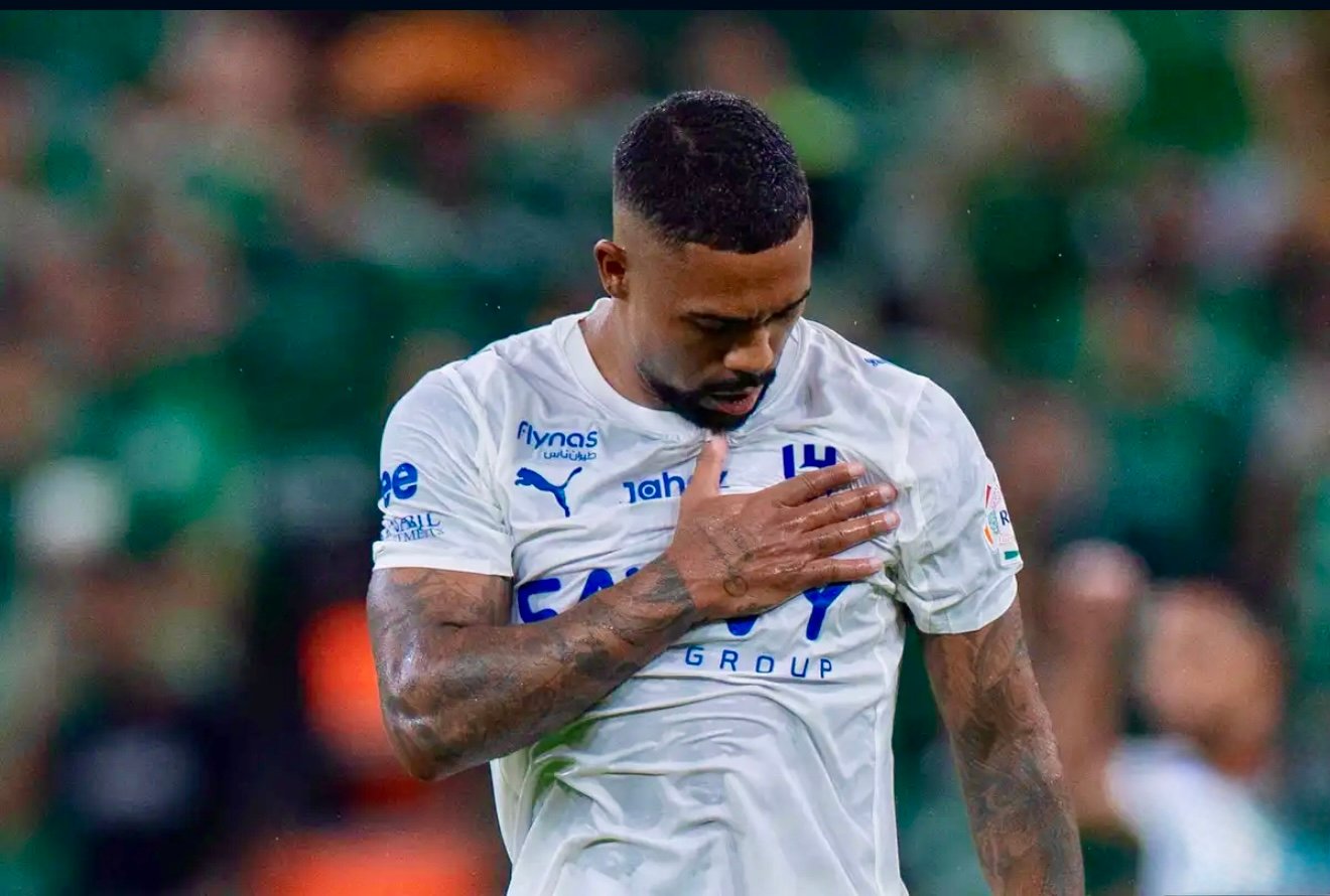 Al-Hilal abre 3 a 0 com brilho de Malcom, mas Al-Ahli reage e busca empate no Sauditão